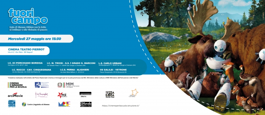 Evento finale Fuori Campo - Rete di cinema diffuso per la lotta al bullismo e alla violenza di genere